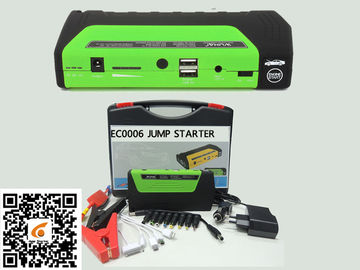 Màu xanh lá cây Portable Car Jump Starter Ánh sáng Chiếu sáng / Sos / Strobe 3 Trong 1 Bước Khởi và Nguồn điện