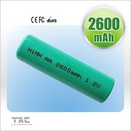 Pin sạc Ni MH có thể sạc lại sẵn sàng để sử dụng 2700mAh 1.2V cho điều khiển từ xa bằng điện