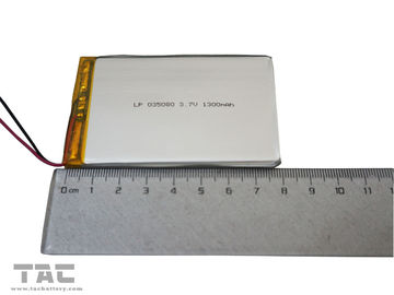 GSP035080 3.7V 1300mAh Pin Polymer Lithium Ion dành cho Điện thoại di động, máy tính xách tay