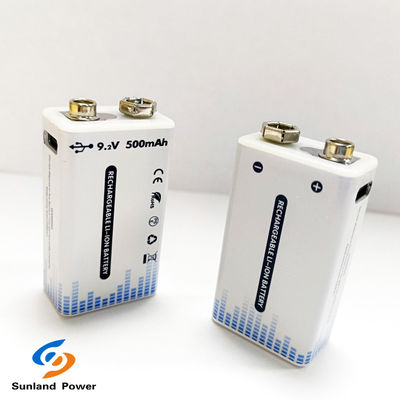 9V pin lithium ion sạc lại Cổng kết nối USB C / Type C