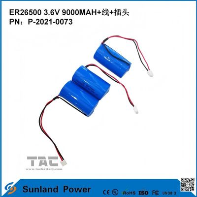 3.6V 9AH ER26500 Pin chính Điện áp hoạt động cao và ổn định