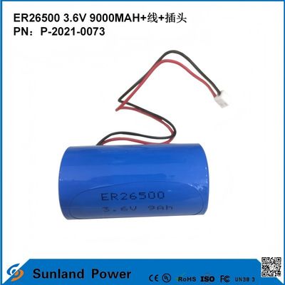 3.6V 9AH ER26500 Pin chính Điện áp hoạt động cao và ổn định