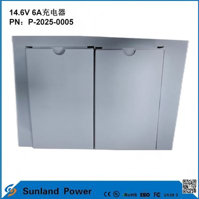 14.6V 6A sạc, tương thích với 12.8V / 14.4V Lithium Iron Phosphate (LiFePO4) Sạc pin, được thiết kế đặc biệt cho các công cụ điện / sạc điện hiệu quả, tương thích với nhiều thiết bị