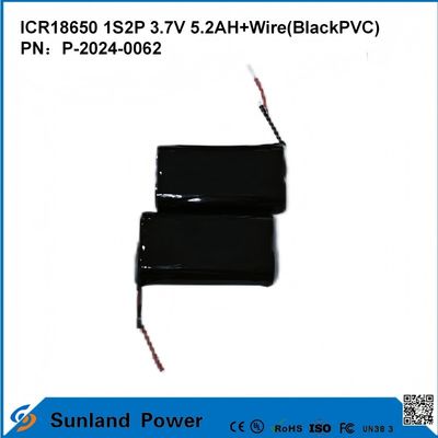 ICR18650-1S2P Pin cho an toàn mật độ năng lượng cao trong các lĩnh vực khác nhau Công cụ điện Điện tử tiêu dùng Xe điện
