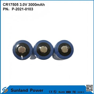 CR17505 3.0V 3000mAh Đối với các thiết bị thông minh Thiết bị y tế Giao thông vận tải và hậu cần đồ nội thất thông minh Capacity cao, hiệu suất xả ổn định Điện áp đầu ra Thời gian sử dụng dài