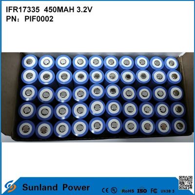 IFR17335 pin 3.2V 450mah phù hợp với nhiều thiết bị và kịch bản, bao gồm: Sản phẩm kỹ thuật số Thiết bị chiếu sáng Công cụ điện Thiết bị nhỏ Hệ thống lưu trữ năng lượng