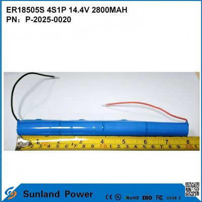 ER18505S 4S1P 14.4V 2800MAH Ức nhiệt độ cao, pin công suất cao