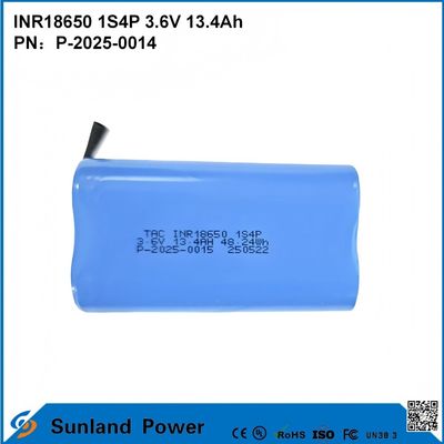 INR18650 1S4P3.6V 13.4Ah Sự kết hợp hoàn hảo của công suất cao và điện áp cao