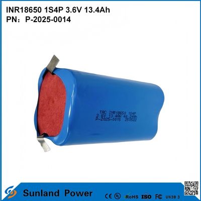 INR18650 1S4P3.6V 13.4Ah Sự kết hợp hoàn hảo của công suất cao và điện áp cao