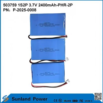 ICR503759 1S2P 3.7V 2400mAh-PHR-2P Ultimate Power Pack cho pin điện tử di động