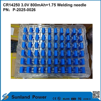 CR14250 3.0V 800mAh + 1.75 kim hàn có thể được sử dụng cho Smart đo đồng hồ nước đồng hồ điện đồng hồ khí bộ nhớ sao lưu CMOS bộ nhớ RTC thời gian thực đồng hồ cảm biến báo động không dây
