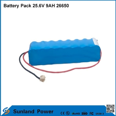 Lithium ion pin xe máy LiFePO4 pin gói 25.6V 9AH 26650