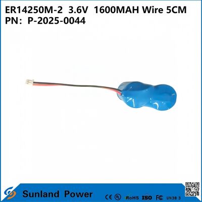 ER14250M-23.6V1600MAH Wire 5CM Battery used in smart meters automation instruments, medical devices, wireless communication equipment, burglar alarm systems, automotive electronics, the Internet of Th