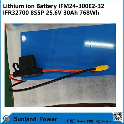IFM Pro 25,6V 30Ah  Battery công nghiệp   Powered by IFR32700 Cells, 8S5P, 768Wh. Được xây dựng cho AGV, Robot & Solar Storage.