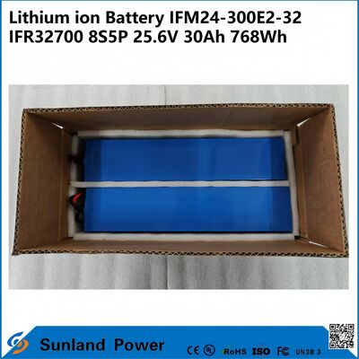 IFM Pro 25,6V 30Ah  Battery công nghiệp   Powered by IFR32700 Cells, 8S5P, 768Wh. Được xây dựng cho AGV, Robot & Solar Storage.