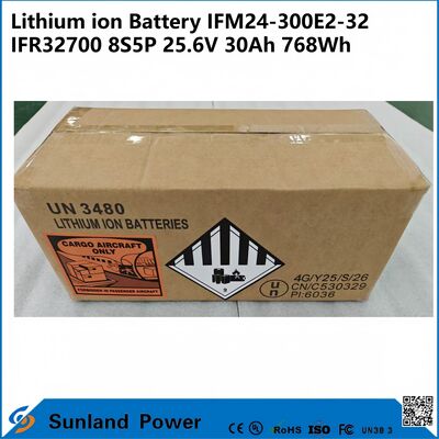 IFM Pro 25,6V 30Ah  Battery công nghiệp   Powered by IFR32700 Cells, 8S5P, 768Wh. Được xây dựng cho AGV, Robot & Solar Storage.
