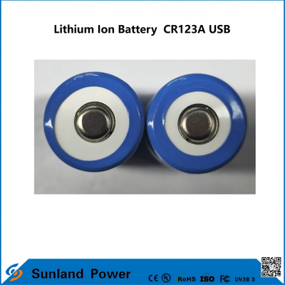 Pin Lithium Ion CR123A USB áp dụng để sản xuất pin lithium-ion có thể sạc lại bằng USB.