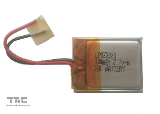 LP032025 100MAH 3.7V Pin Lithium Polymer cho thiết bị đeo