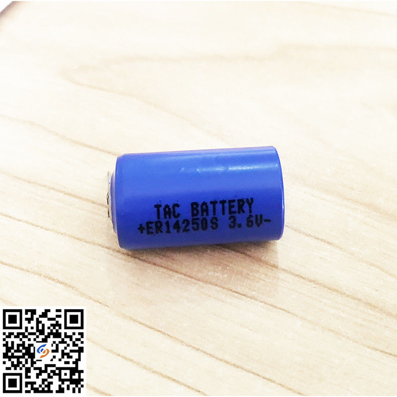 150°C Nhiệt độ cao ER14250S 3.6V 900mAh Pin chính với Tab Cho máy ghi nhiệt độ