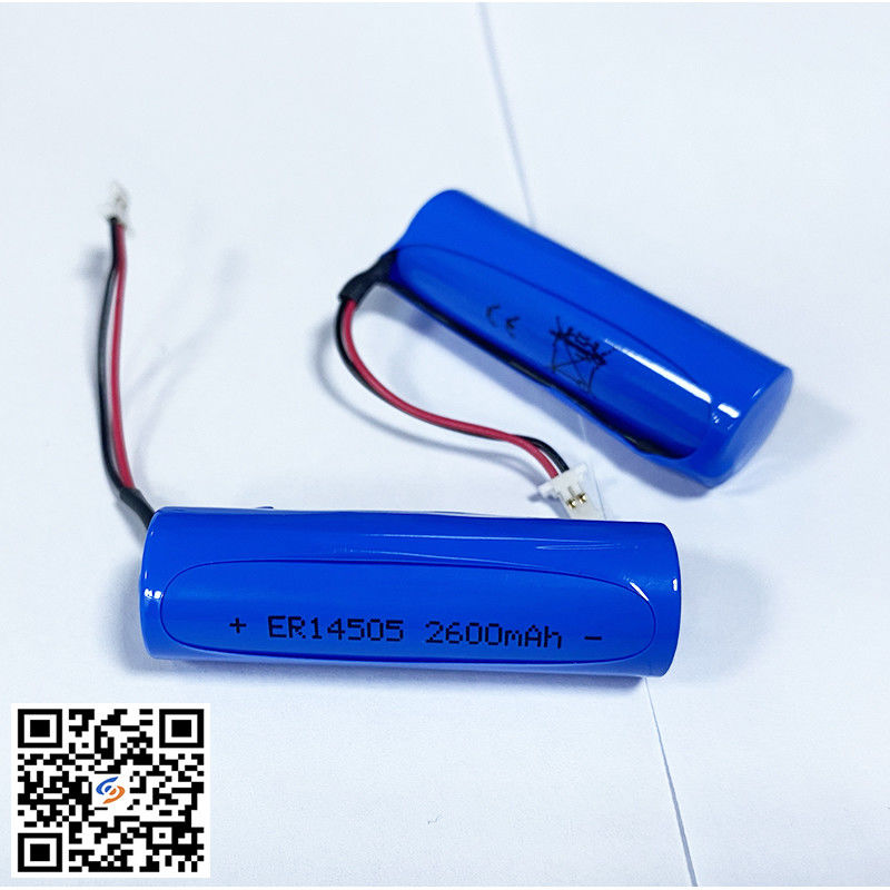 3.6V công nghiệp không sạc LiSOCl2 pin ER14505 2600mAh cho Mousetrap Pass UL1642