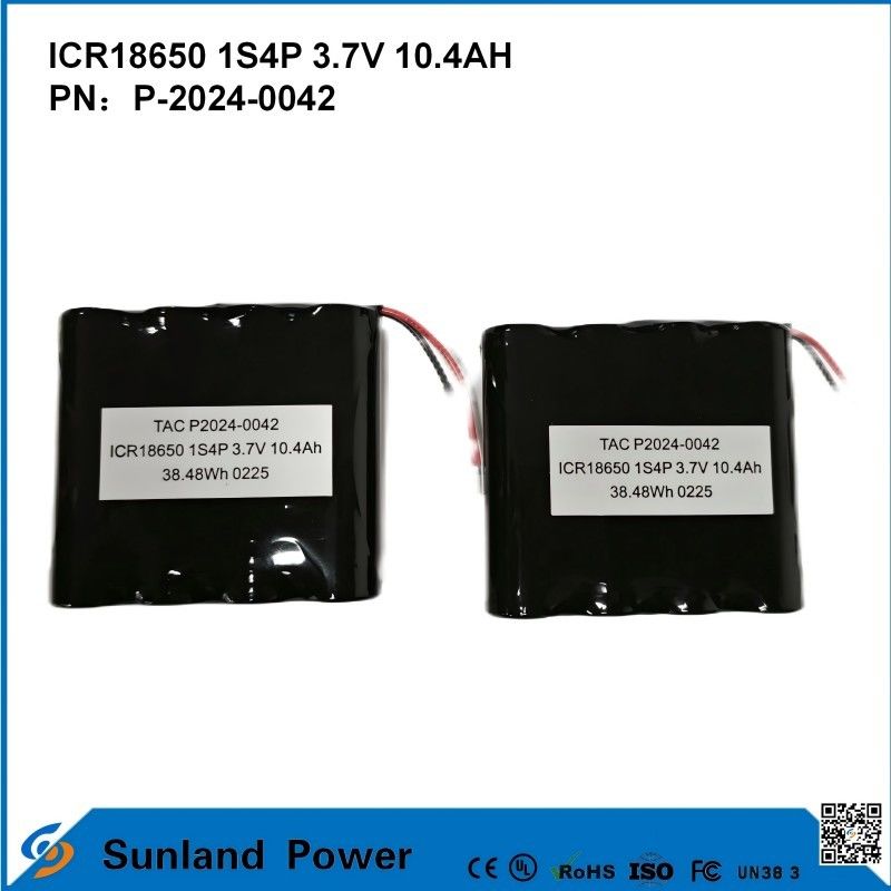 ICR 18650 1S4P Battery For A Versatile, High-Capacity Lithium Battery Solution,Đáp ứng các yêu cầu về tuổi thọ pin dài cho nhiều thiết bị,Cung cấp năng lượng đáng tin cậy cho các thiết bị y tế năng lượng thấp.