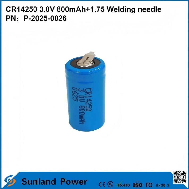 CR14250 3.0V 800mAh + 1.75 kim hàn có thể được sử dụng cho Smart đo đồng hồ nước đồng hồ điện đồng hồ khí bộ nhớ sao lưu CMOS bộ nhớ RTC thời gian thực đồng hồ cảm biến báo động không dây