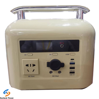 Trạm năng lượng mặt trời không nối lưới Hệ thống lưu trữ năng lượng di động Máy phát điện năng lượng mặt trời 500w cho gia đình