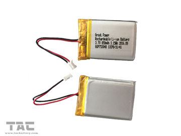 BIS 3.7V Li Polymer Pin GSP753040 Pin Lithium 850mAH Đối với Hệ thống an toàn gắn trên xe