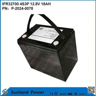 IFR32700 4S3P 12.8V 18Ah Đối với đèn lũ mặt trời Đèn đèn LED cao độ sáng