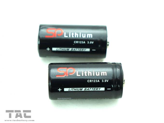 Tuổi thọ pin dài 3.0V CR123A 1300mAh TAC Pin Lithium Li-MnO2 Chính