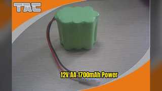Pin sạc NiMH 12V AA 1700mAh