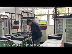 Bộ pin LiFePO4 48V 42AH IFR32700 16S7P cho Robot