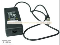 Bộ sạc pin di động 36V hoặc 43.8V 2A với cắm UK cho xe đạp điện