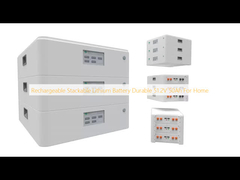 Pin Lithium sạc lại có thể xếp chồng nhau bền 51.2V 50Ah cho nhà