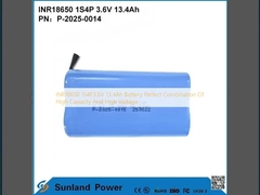 Pin pin INR18650 1S4P 3.6V 13.4Ah Kết hợp hoàn hảo giữa dung lượng cao và điện áp cao