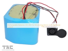 Pin sạc lại 12V 3Ah Đối với thiết bị giám sát 3-5C điện xả