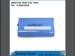 PIN21700 1S2P 3.6V 10Ah PIN