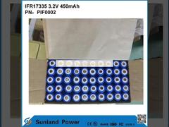 IFR17335 3.2V 450mah pin