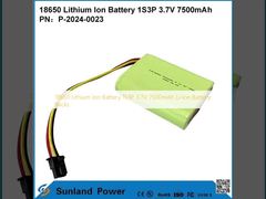 Pin pin Lithium Ion 18650 1S3P 3.7V 7500mAh Pin Li-Ion