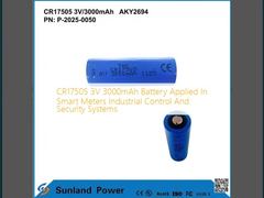 Pin CR17505 3V 3000mAh ứng dụng trong hệ thống an ninh và điều khiển công nghiệp đồng hồ thông minh