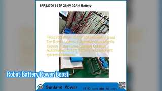 Nâng cấp pin Robot 25,6V 30AH